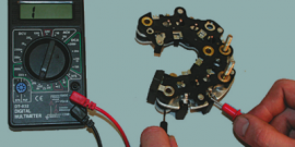 Проверка и замена диодного моста генератора ВАЗ 2110 своими руками